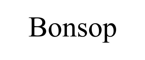 Trademark Logo BONSOP