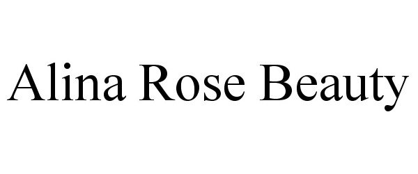 Trademark Logo ALINA ROSE BEAUTY