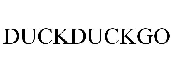 Trademark Logo DUCKDUCKGO