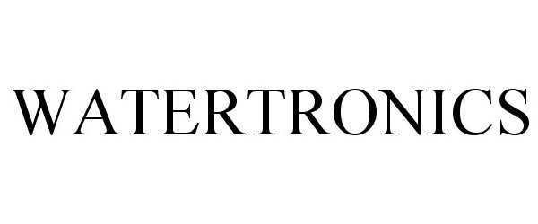 Trademark Logo WATERTRONICS