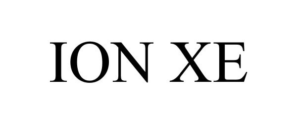 Trademark Logo ION XE