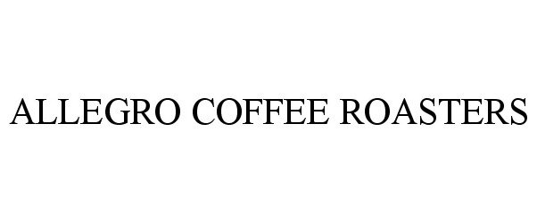  ALLEGRO COFFEE ROASTERS