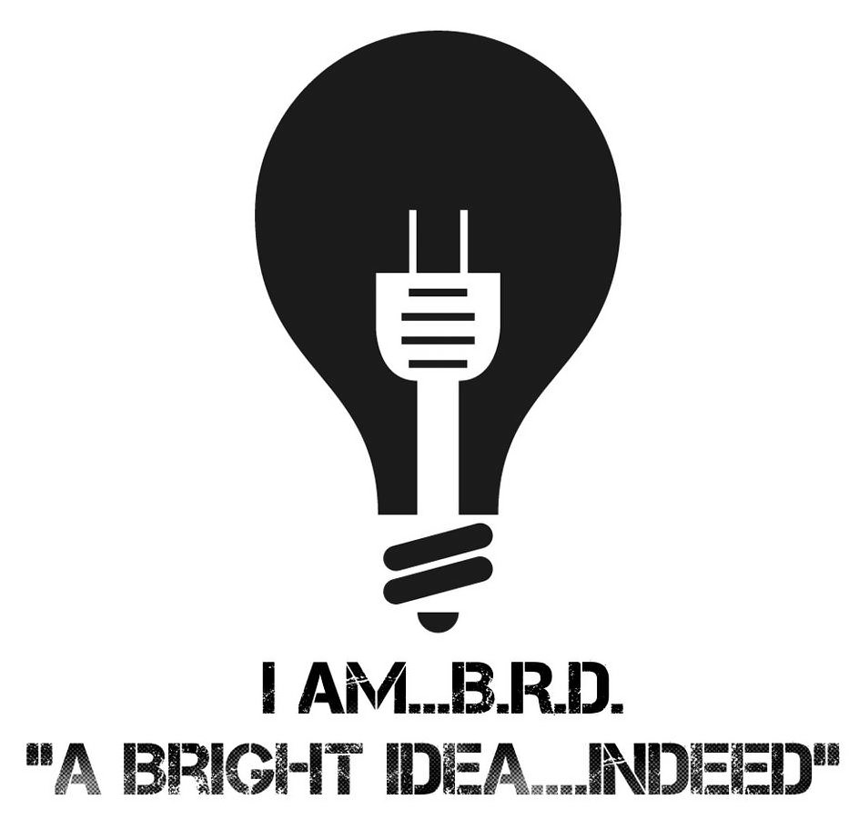 Trademark Logo I AM...B.R.D. "A BRIGHT IDEA....INDEED"