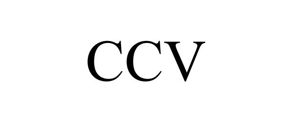 Trademark Logo CCV