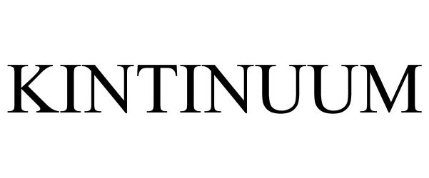 Trademark Logo KINTINUUM