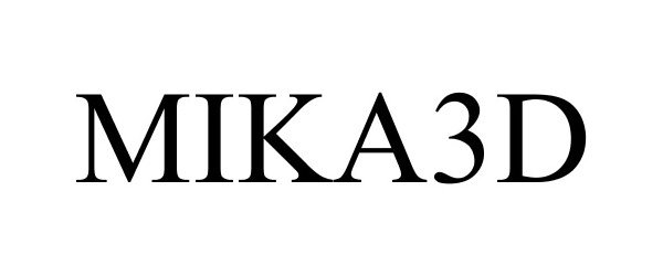 Trademark Logo MIKA3D