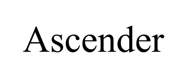 Trademark Logo ASCENDER