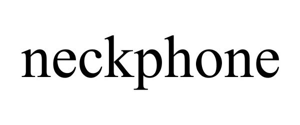 Trademark Logo NECKPHONE