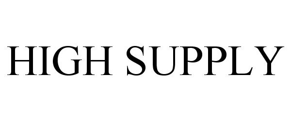 Trademark Logo HIGH SUPPLY