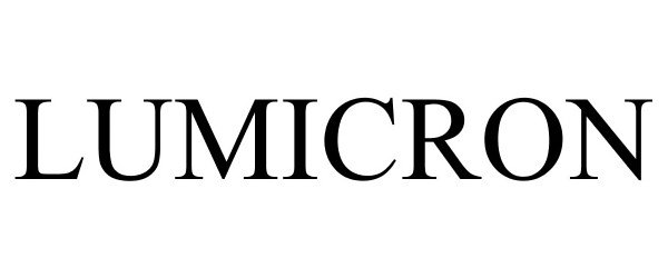 Trademark Logo LUMICRON