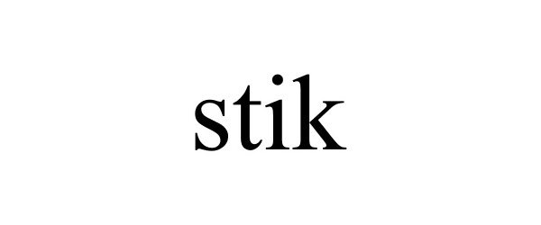 Trademark Logo STIK