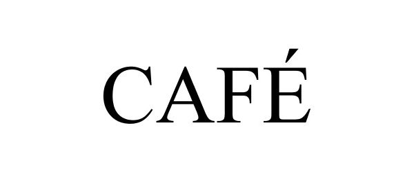 Trademark Logo CAFÉ