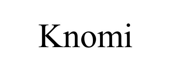 Trademark Logo KNOMI