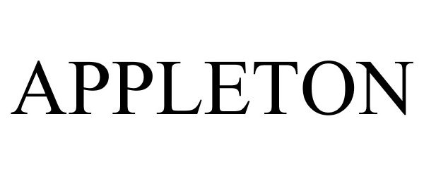 Trademark Logo APPLETON