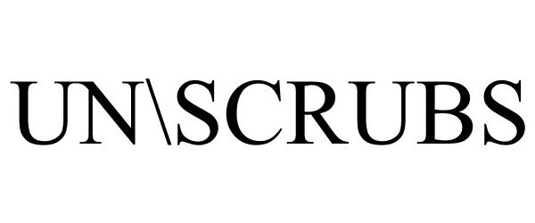 Trademark Logo UN\SCRUBS