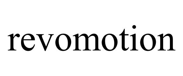 Trademark Logo REVOMOTION