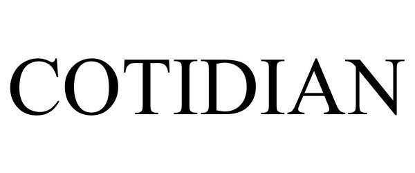 Trademark Logo COTIDIAN