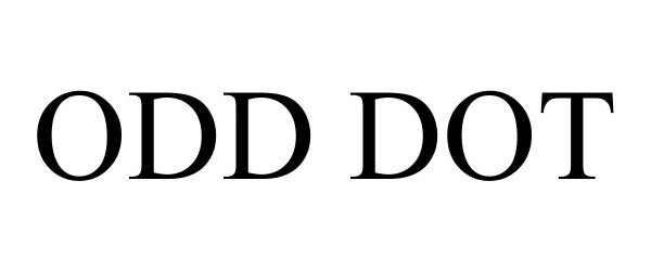 Trademark Logo ODD DOT