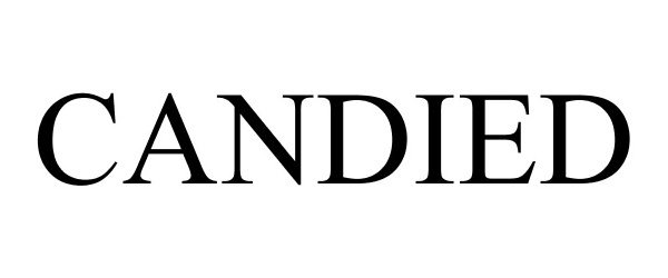Trademark Logo CANDIED
