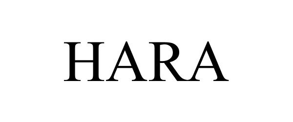 Trademark Logo HARA