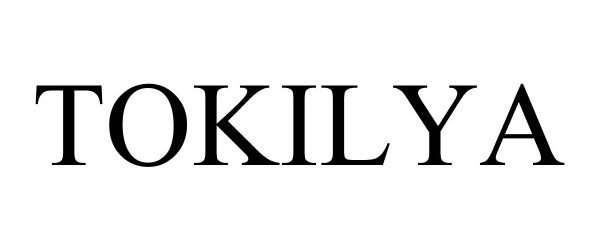 Trademark Logo TOKILYA