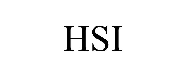 Trademark Logo HSI