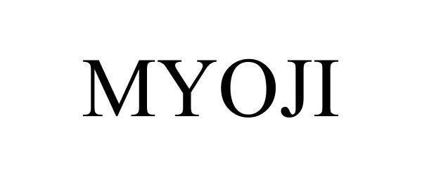 Trademark Logo MYOJI
