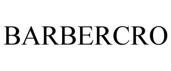  BARBERCRO