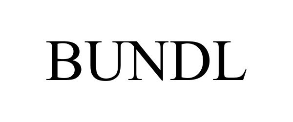 Trademark Logo BUNDL