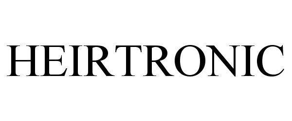 Trademark Logo HEIRTRONIC