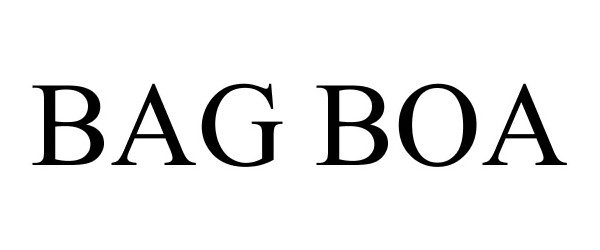 Trademark Logo BAG BOA