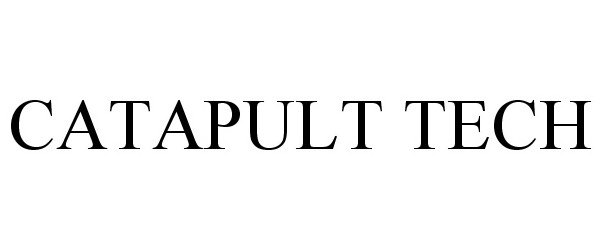 Trademark Logo CATAPULT TECH