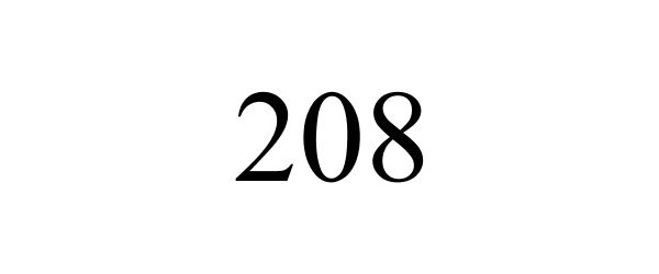 Trademark Logo 208