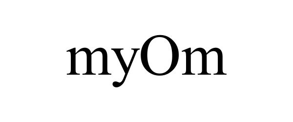Trademark Logo MYOM