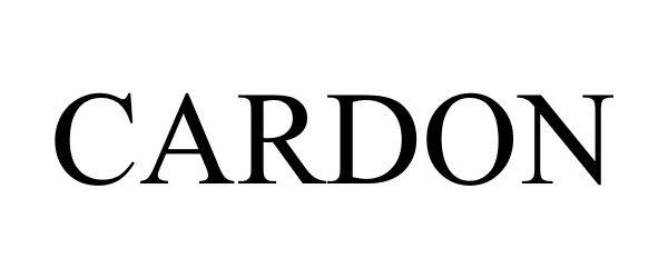 Trademark Logo CARDON