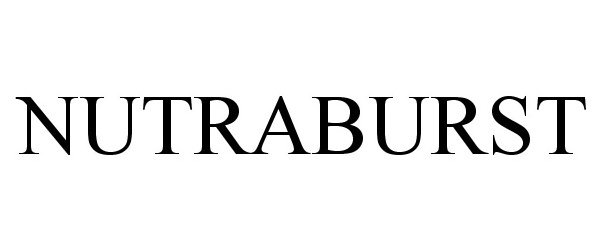 Trademark Logo NUTRABURST