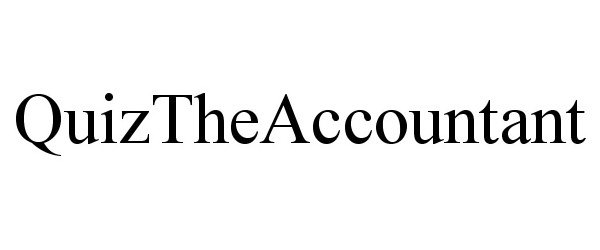 Trademark Logo QUIZTHEACCOUNTANT