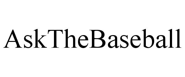 Trademark Logo ASKTHEBASEBALL