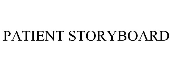 Trademark Logo PATIENT STORYBOARD