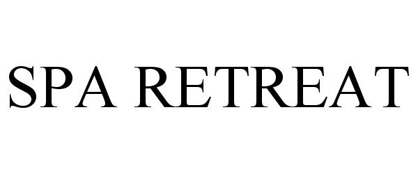 Trademark Logo SPA RETREAT