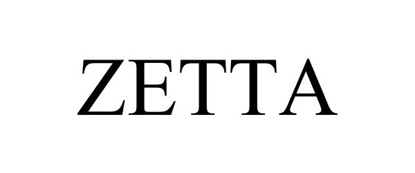 Trademark Logo ZETTA