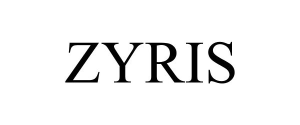 Trademark Logo ZYRIS