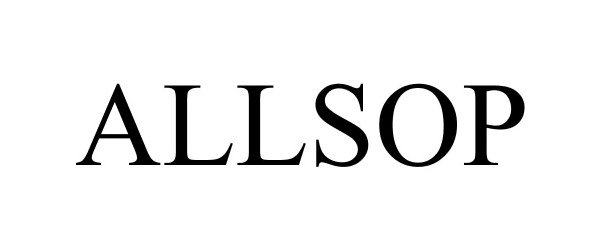 Trademark Logo ALLSOP