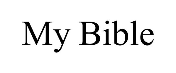 Trademark Logo MY BIBLE