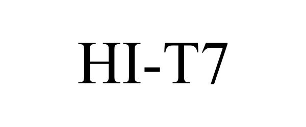 Trademark Logo HI-T7
