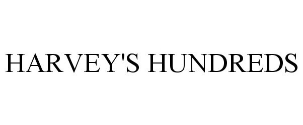 Trademark Logo HARVEY'S HUNDREDS