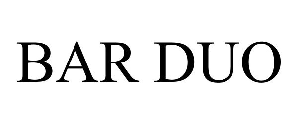 Trademark Logo BAR DUO