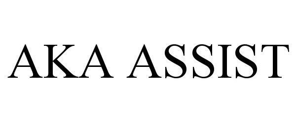 Trademark Logo AKA ASSIST