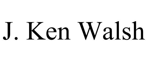 Trademark Logo J. KEN WALSH