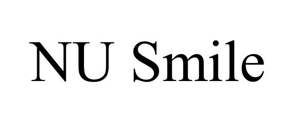 Trademark Logo NU SMILE